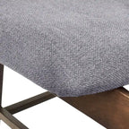 Chaises de salle à manger Stocker en tissu et bois d'hévéa (lot de 2) par Christopher Knight Home