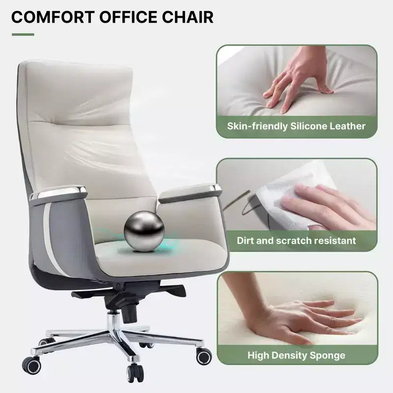 EUREKA ERGONOMIC Royal II, Chaise de bureau exécutive à dossier haut