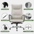 EUREKA ERGONOMIC Royal II, Chaise de bureau exécutive à dossier haut