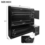 Meuble à chaussures avec 3 tiroirs basculants, Organisateur de chaussures autoportant avec siège rabattable, Meuble de rangement à chaussures dissimulé pour entrée et salon