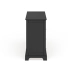 Commode Bedford en bois noir et miroir assorti (en option) par Home Styles
