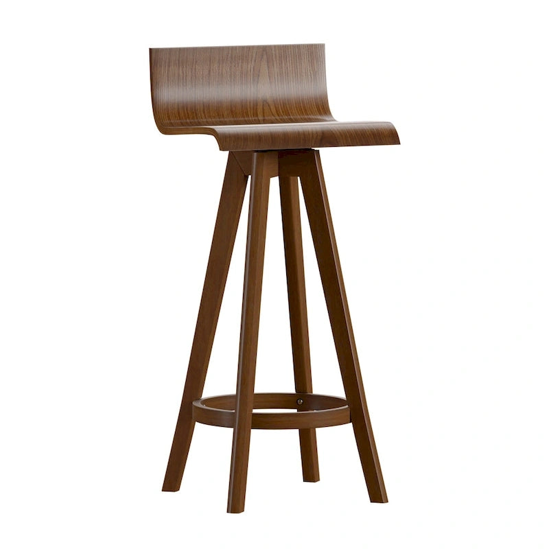 Tabouret en bois pivotant Ellery Mid-Century Modern (Lot de 2) iNSPIRE Q Modern