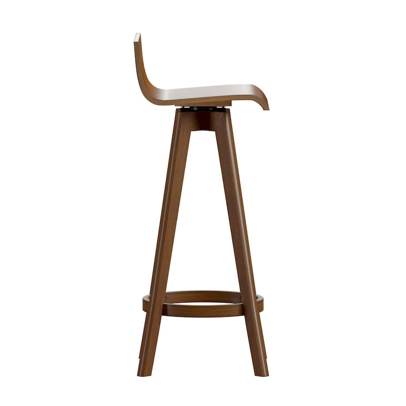 Tabouret en bois pivotant Ellery Mid-Century Modern (Lot de 2) iNSPIRE Q Modern