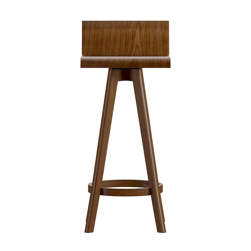 Tabouret en bois pivotant Ellery Mid-Century Modern (Lot de 2) iNSPIRE Q Modern