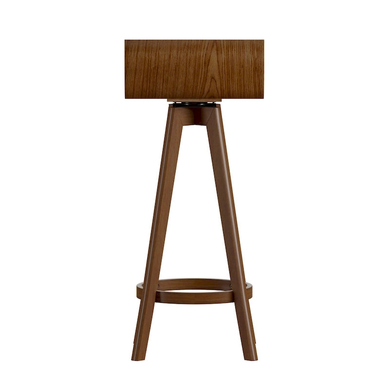 Tabouret en bois pivotant Ellery Mid-Century Modern (Lot de 2) iNSPIRE Q Modern