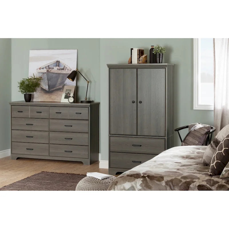 Commode double 8 tiroirs Versa Country Cottage