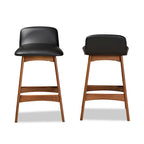 Tabourets de bar Darrin modernes du milieu du siècle, ensemble de 2
