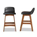 Tabourets de bar Darrin modernes du milieu du siècle, ensemble de 2