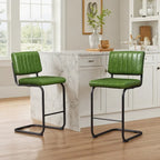 Tabourets de bar rembourrés style rustique Art Leon, hauteur comptoir (lot de 2)
