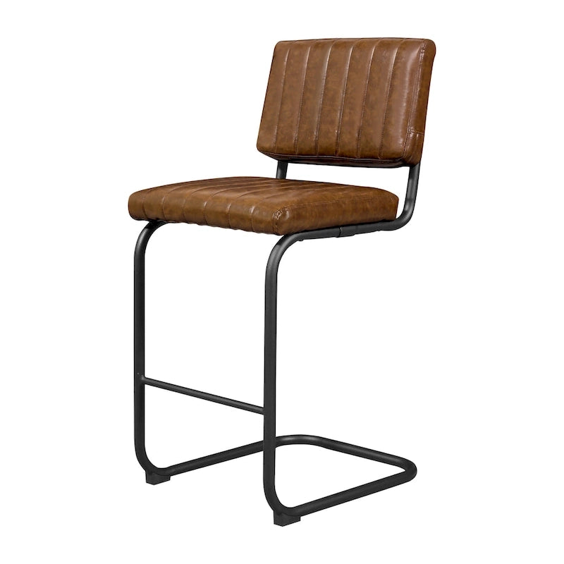 Tabourets de bar rembourrés style rustique Art Leon, hauteur comptoir (lot de 2)