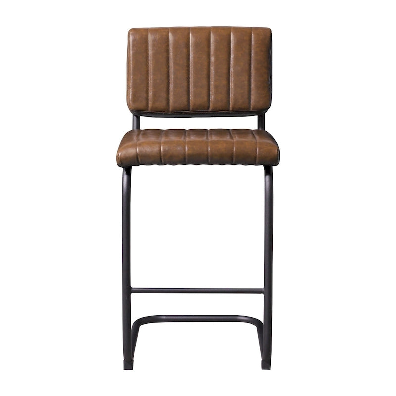 Tabourets de bar rembourrés style rustique Art Leon, hauteur comptoir (lot de 2)