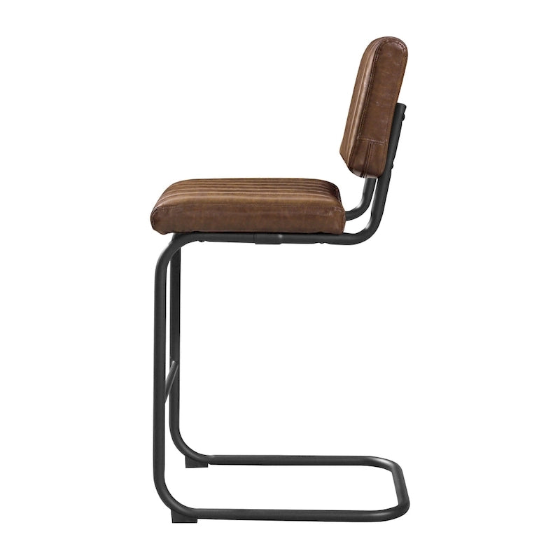 Tabourets de bar rembourrés style rustique Art Leon, hauteur comptoir (lot de 2)