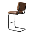 Tabourets de bar rembourrés style rustique Art Leon, hauteur comptoir (lot de 2)