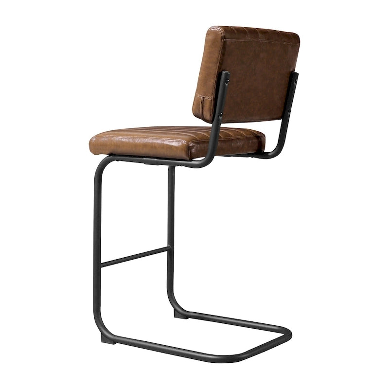 Tabourets de bar rembourrés style rustique Art Leon, hauteur comptoir (lot de 2)
