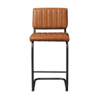Tabourets de bar rembourrés style rustique Art Leon, hauteur comptoir (lot de 2)