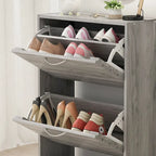 Meuble à chaussures avec tiroir basculant pour entrée, meuble de rangement
