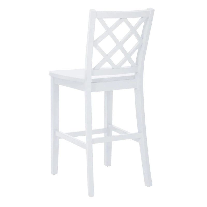 Tabouret de bar à manger en bois massif Catron à hauteur de comptoir