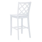 Tabouret de bar à manger en bois massif Catron à hauteur de comptoir