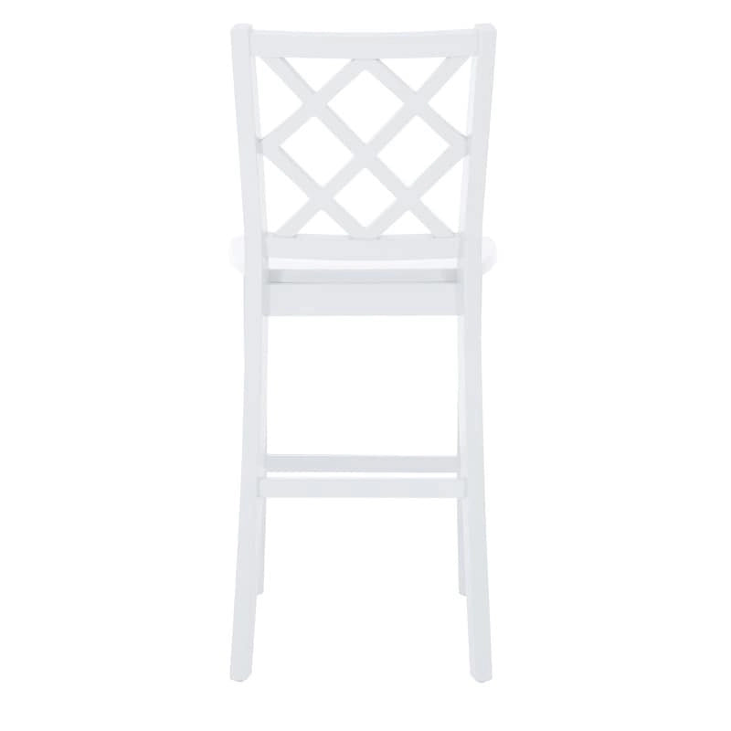 Tabouret de bar à manger en bois massif Catron à hauteur de comptoir
