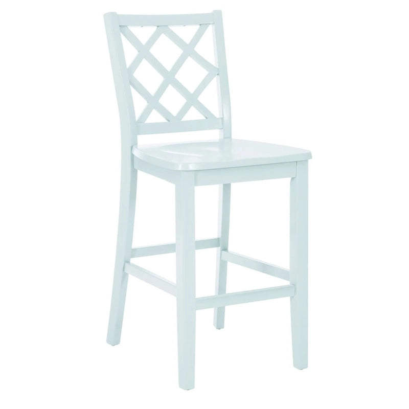 Tabouret de bar à manger en bois massif Catron à hauteur de comptoir