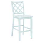 Tabouret de bar à manger en bois massif Catron à hauteur de comptoir