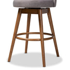 Ensemble de 2 tabourets de bar pivotants Mid-Century Modern