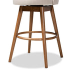 Ensemble de 2 tabourets de bar pivotants Mid-Century Modern