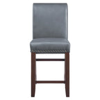 Tabouret de bar Parsons 24 po avec clous décoratifs