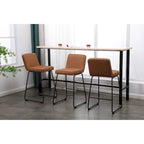 Tabourets de bar modernes rembourrés Lakeview, lot de 3