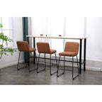 Tabourets de bar modernes rembourrés Lakeview, lot de 3