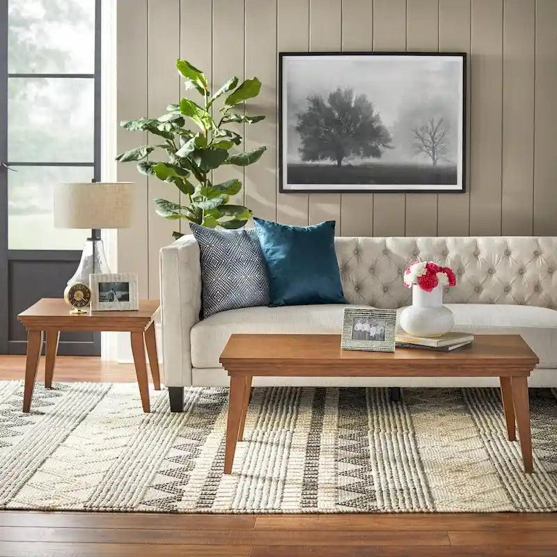 Table d'appoint en bois massif Jensen, collection Simple Living