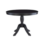 Table à pied rond en bois massif Josie