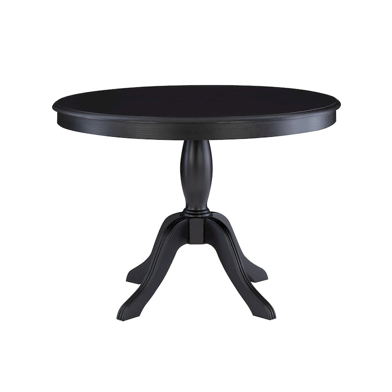 Table à pied rond en bois massif Josie