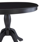Table à pied rond en bois massif Josie