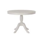 Table à pied rond en bois massif Josie