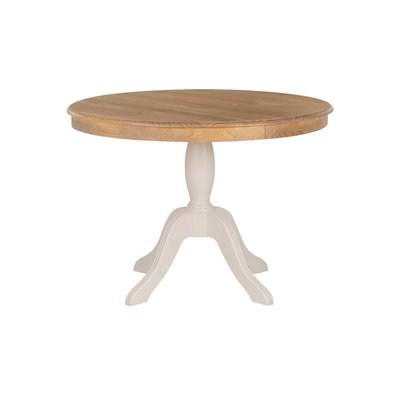 Table à pied rond en bois massif Josie