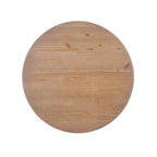 Table à pied rond en bois massif Josie