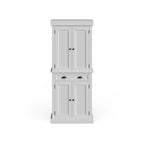 Homestyles Nantucket Sanded Off-White Pantry avec quatre portes - S/O