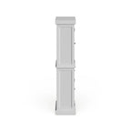 Homestyles Nantucket Sanded Off-White Pantry avec quatre portes - S/O