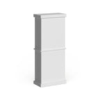 Homestyles Nantucket Sanded Off-White Pantry avec quatre portes - S/O