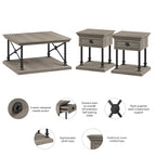 Table basse et tables d'appoint Coliseum Square par Bush Furniture