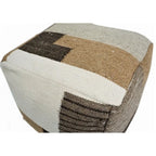 Pouf Anacani en laine et coton Home&Manor