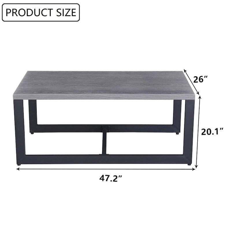 Table de jardin, table basse d'extérieur, table d'appoint de jardin
