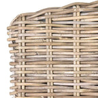 Chaises de salle à manger capitonnées en rotin naturel par East at Main (Lot de 2)