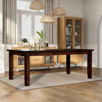 Table à manger extensible de 78 pouces Paur Cottage Cherry de Furniture of America