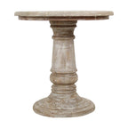 Table d'appoint ronde Kafe Natural en manguier par East at Main