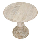 Table d'appoint ronde Kafe Natural en manguier par East at Main