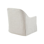 Fauteuil planeur pivotant Doane 360 degrés ivoire/noir