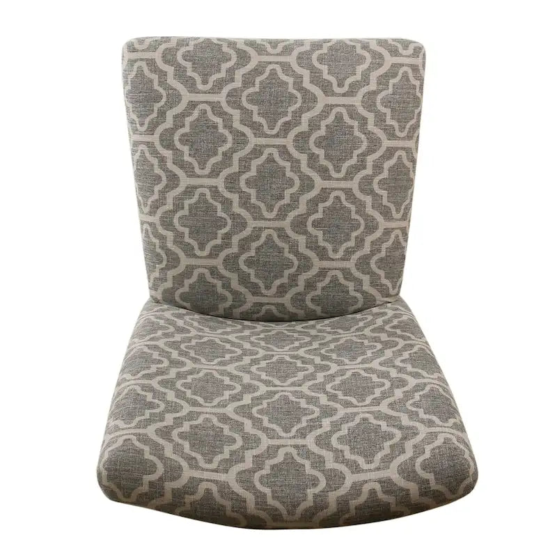 Chaise de salle à manger géométrique HomePop Parsons gris cendré (Lot de 2)
