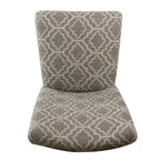 Chaise de salle à manger géométrique HomePop Parsons gris cendré (Lot de 2)